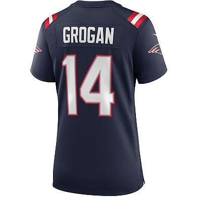 Women's Nike Steve Grogan Navy New England Patriots Game Retired Player Jersey