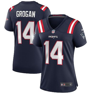 Women's Nike Steve Grogan Navy New England Patriots Game Retired Player Jersey
