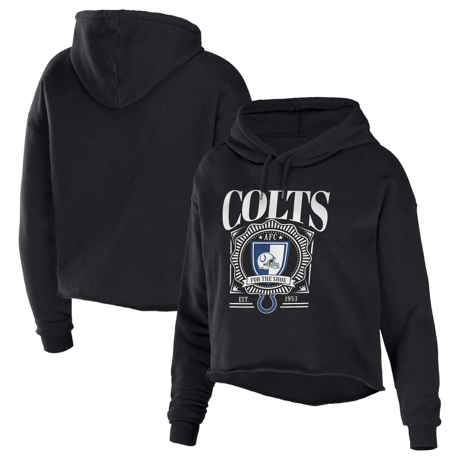 WEAR by Erin Andrews Carolina Panthers Lace-up Pullover Hoodie At