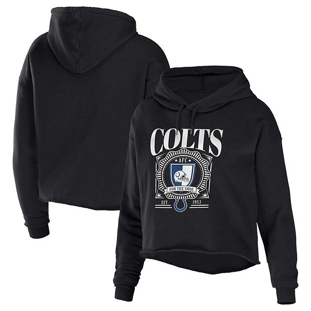 Women's WEAR by Erin Andrews Black Indianapolis Colts Cropped