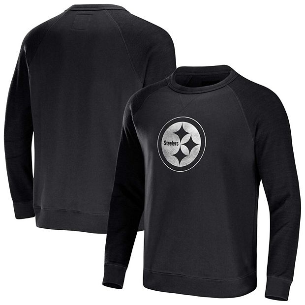 NFL Team Apparel Youth Pittsburgh Steelers Rash Guard Black T-Shirt