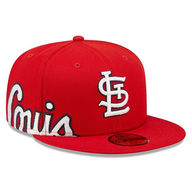 St. Louis Cardinals New Era Sidesplit 59FIFTY Fitted Hat - Red