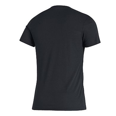 Men's adidas Black North Dakota Hockey Tri-Blend T-Shirt