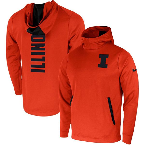 Men's Nike Orange Illinois Fighting Illini 2-Hit Performance Pullover ...