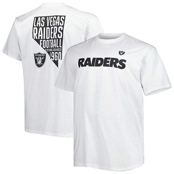 Men's Fanatics Branded White Las Vegas Raiders Big & Tall Hometown ...