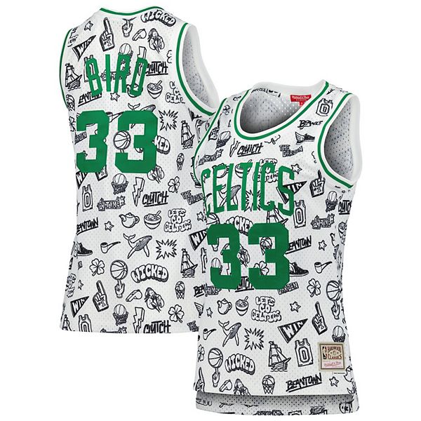 Larry Bird Jersey  Boston Celtics Jersey Mitchell & Ness White