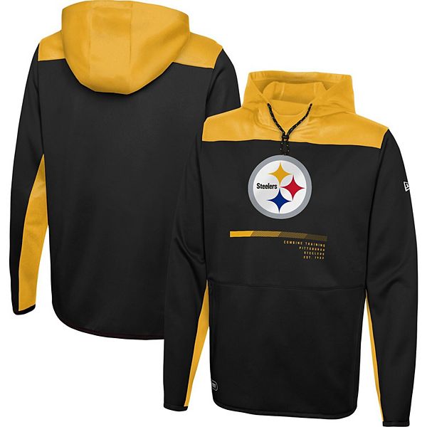 Men's Pittsburgh Steelers New Era Black School of Hard Knocks Pullover  Hoodie