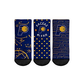 Toddler Rock Em Socks Indiana Pacers #1 Fan 3-Pack Crew Socks Set