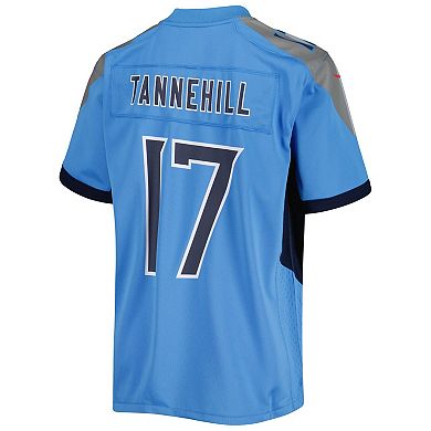 Youth Nike Ryan Tannehill Light Blue Tennessee Titans Game Jersey
