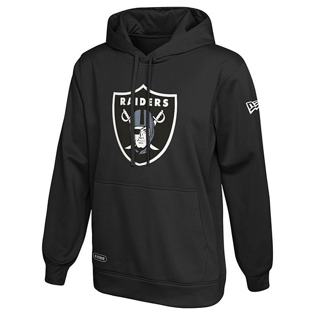 Men's New Era Black Las Vegas Raiders Long Sleeve Hoodie T-Shirt