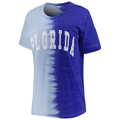 Women's Gameday Couture Royal Florida Gators Find Your Groove Split-Dye T-Shirt