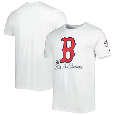 Men s New Era White Boston Red Sox Historical Championship T Shirt