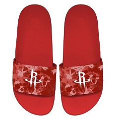 FOCO Louisville Cardinals Stripe Raised Slide Sandals