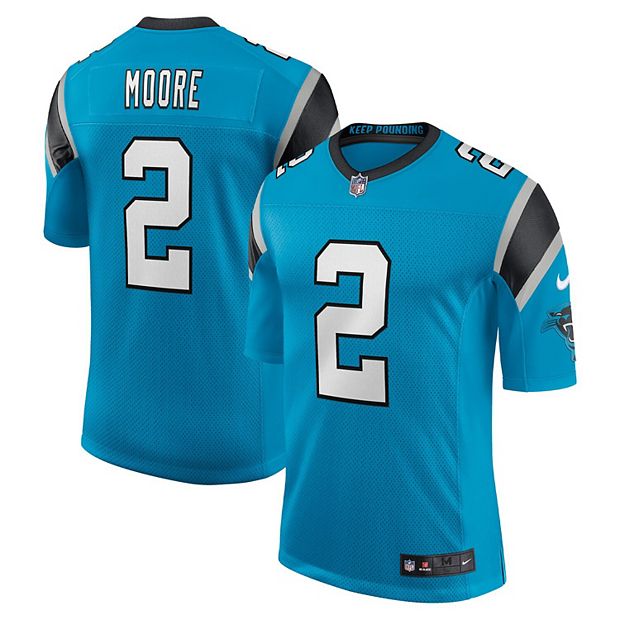 Men s Nike D.J. Moore Blue Carolina Panthers Vapor Limited Jersey