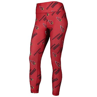 Women's Concepts Sport Cardinal Arizona Cardinals Breakthrough Allover Print Lounge Leggings