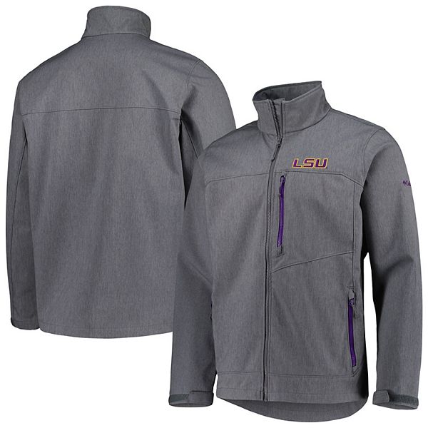 Men's Columbia Gray LSU Tigers Ascender II Full-Zip Jacket