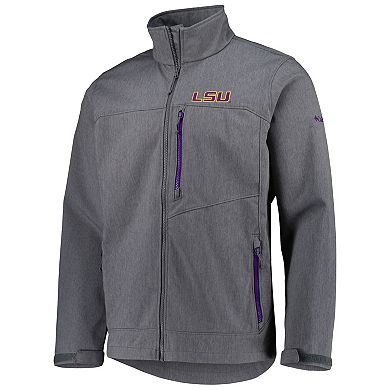Men's Columbia Gray LSU Tigers Ascender II Full-Zip Jacket