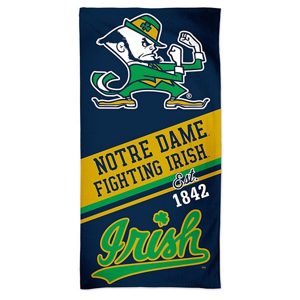 WinCraft Notre Dame Fighting Irish 30'' x 60'' Team Logo Spectra Beach ...