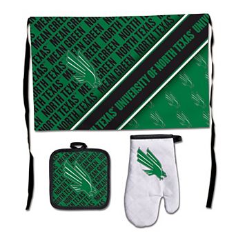 WinCraft North Texas Mean Green 3 pc Barbecue Set