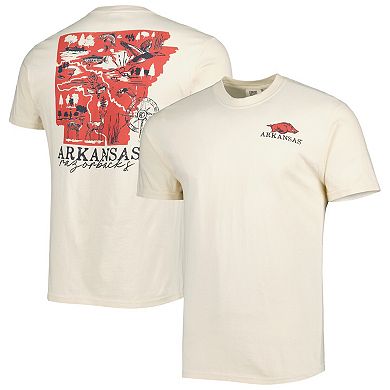 Men's Cream Arkansas Razorbacks Hyperlocal T-Shirt