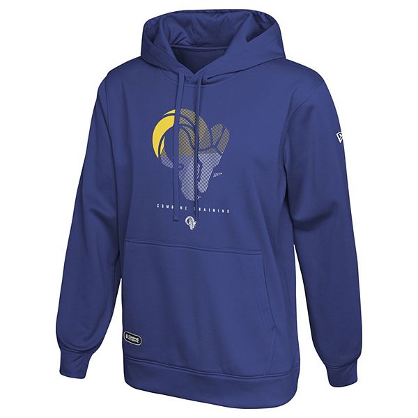 New Era / Men's Los Angeles Rams Royal Combine Pullover Logo Hoodie