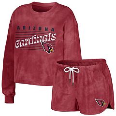 Lids Arizona Cardinals Concepts Sport Women's Fluffy Hoodie Top & Shorts  Set - Cream