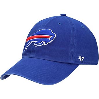 Youth '47 Royal Buffalo Bills Logo Clean Up Adjustable Hat