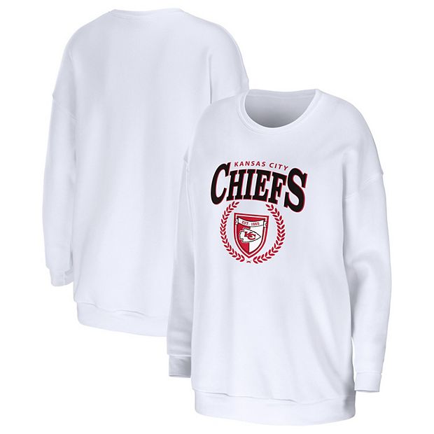 Women's WEAR By Erin Andrews White Kansas City Chiefs T-Shirt