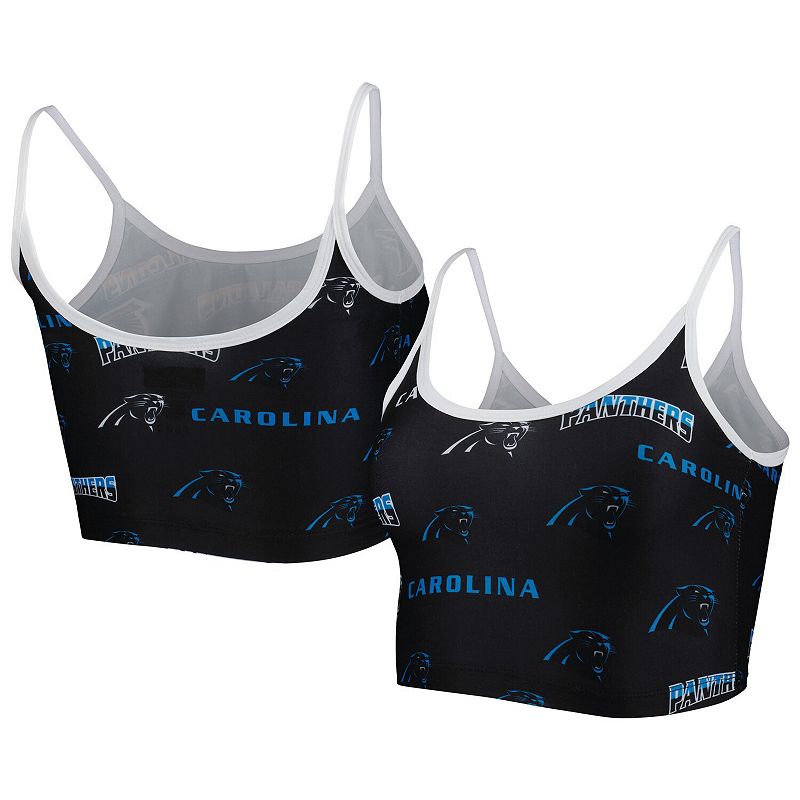 Womens Concepts Sport Black/White Carolina Panthers Breakthrough Allover K