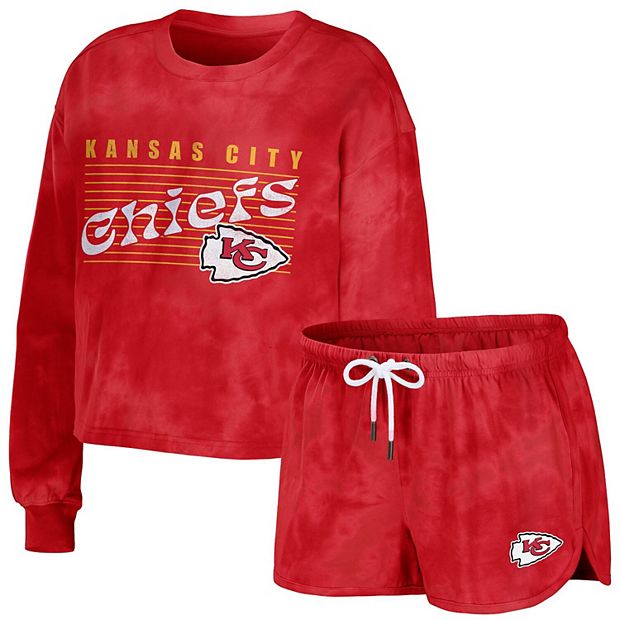 Tie-dye Red & Yellow KC Chiefs Sweater