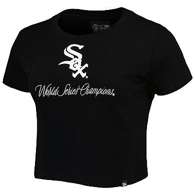 Women's New Era Black Chicago White Sox Historic Champs T-Shirt