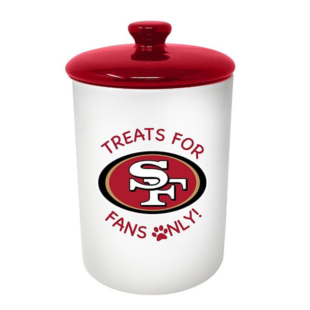 San Francisco 49ers Pet Treat Canister