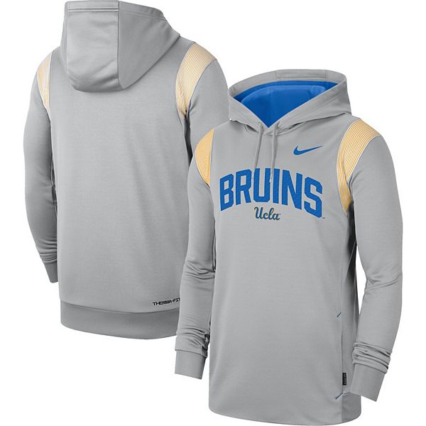 Men's Nike Gray UCLA Bruins 2022 Game Day Sideline Performance Pullover ...