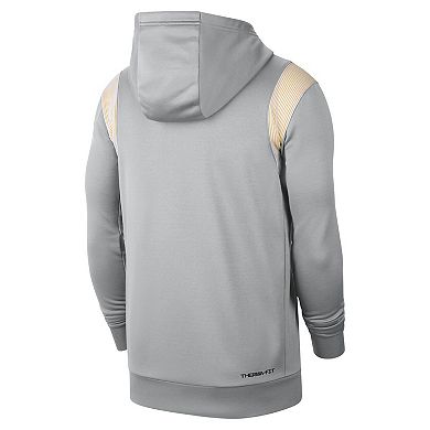 Men's Nike Gray UCLA Bruins 2022 Game Day Sideline Performance Pullover Hoodie