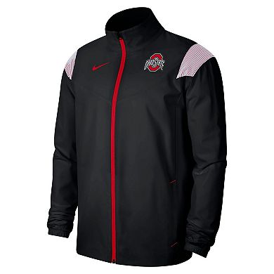 Men's Nike Black Ohio State Buckeyes Woven Full-Zip Jacket