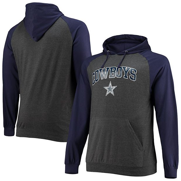 Men's Fanatics Branded Navy Dallas Cowboys Big & Tall Full-Zip Hoodie