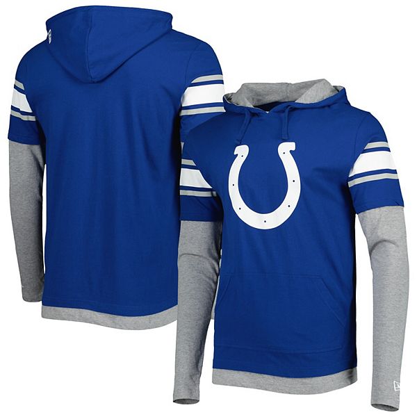 Indianapolis Colts Tommy Hilfiger Quarter-Zip Pullover Hoodie - Royal