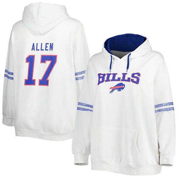 Pro Standard Men's Josh Allen Buffalo Bills Player Name & Number Pullover Hoodie
