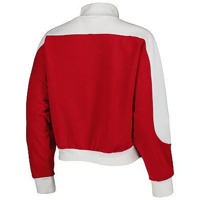 Women's Gameday Couture Crimson Alabama Crimson Tide Make it a Mock Sporty Pullover Sweatshirt