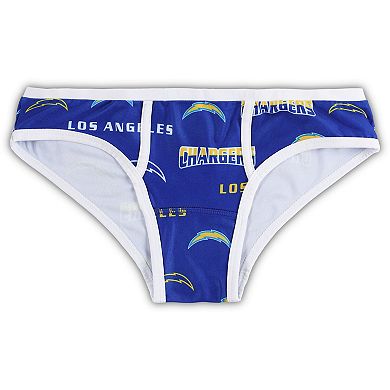 Women's Concepts Sport Royal Los Angeles Chargers Breakthrough Allover Print Knit Panty