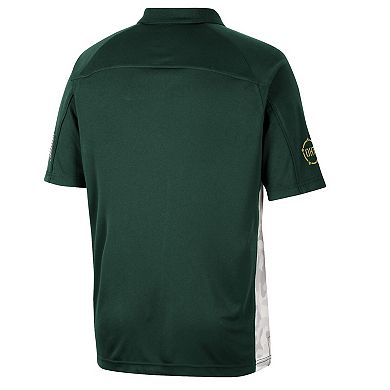 Men's Colosseum Green Colorado State Rams OHT Military Appreciation Snow Camo Polo