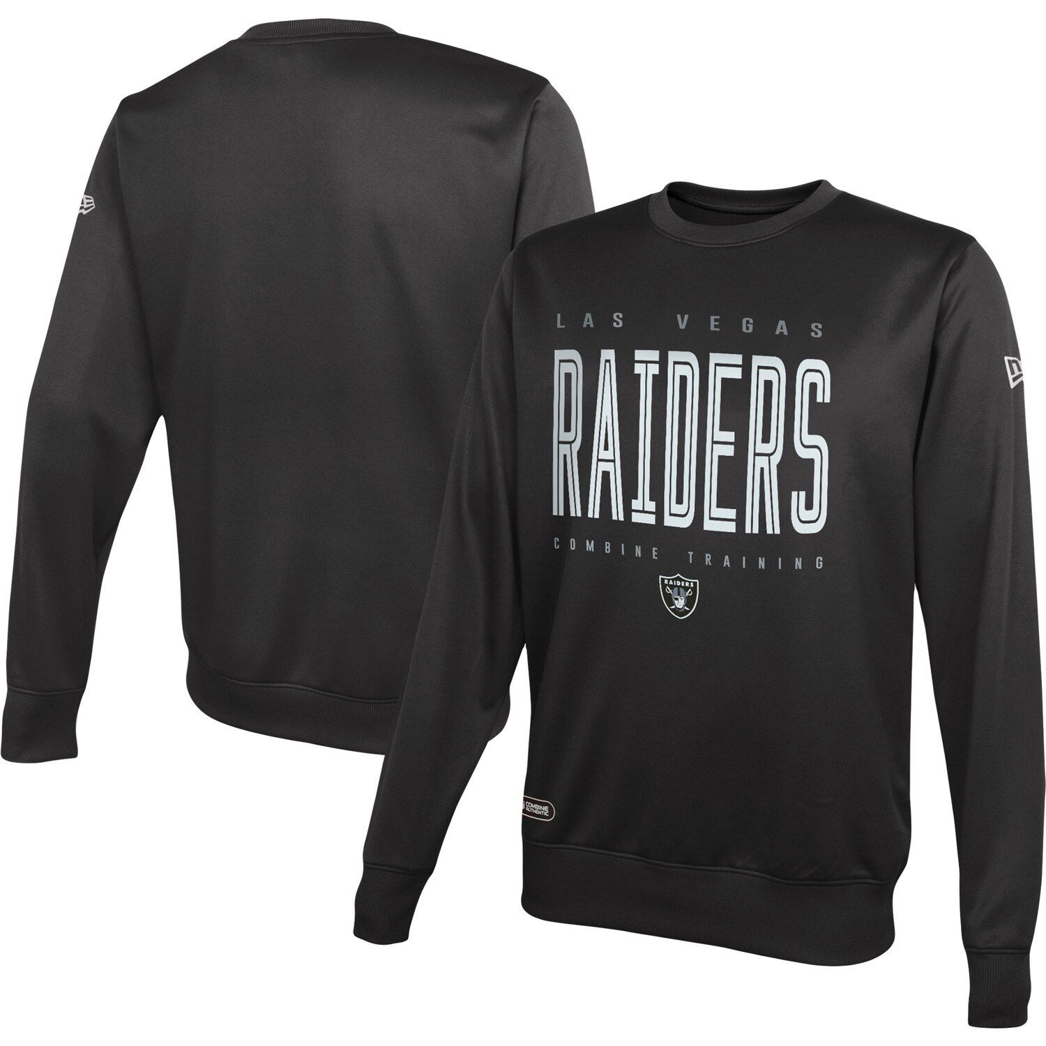 Men's Refried Apparel Black/Heather Gray Las Vegas Raiders Sustainable  Split Center Pullover Sweatshirt 