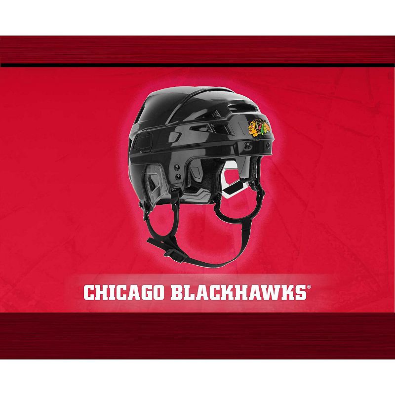 Chicago Blackhawks Helmet Mouse Pad, Multicolor