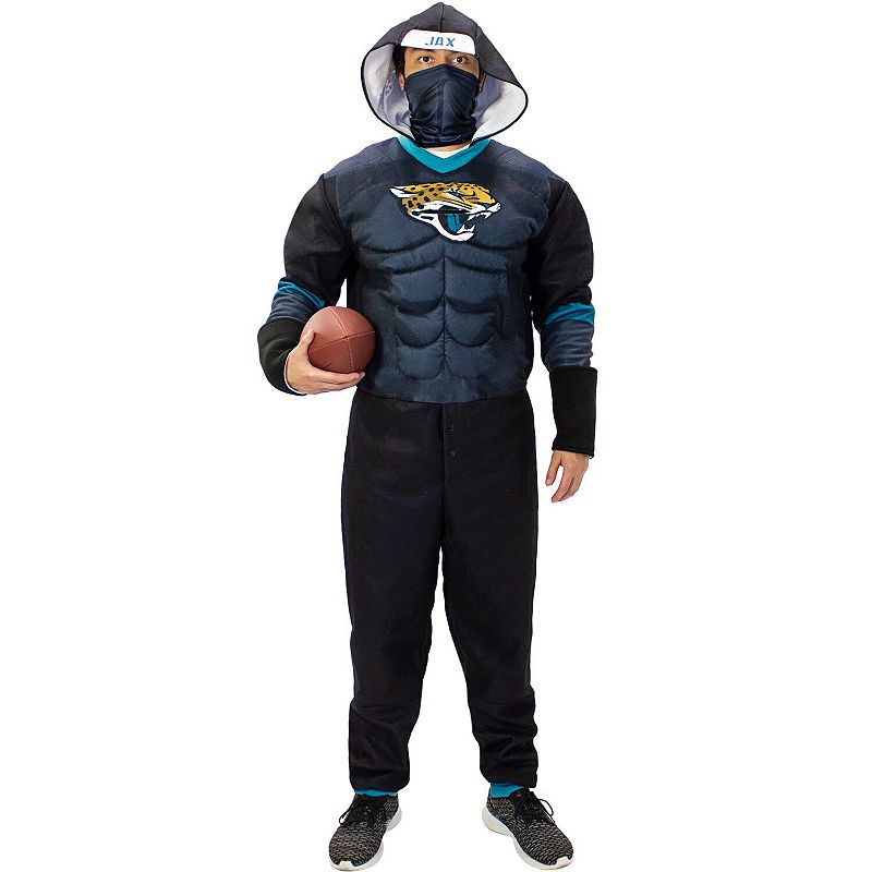Mens Black Jacksonville Jaguars Game Day Costume, Size: XS