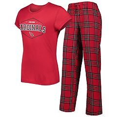 Preschool Cardinal Arizona Cardinals Allover Logo Flannel Pajama Pants