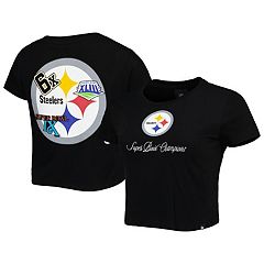 Women's NFL Pittsburgh Steelers Tie Dye Mock Neck Fleece