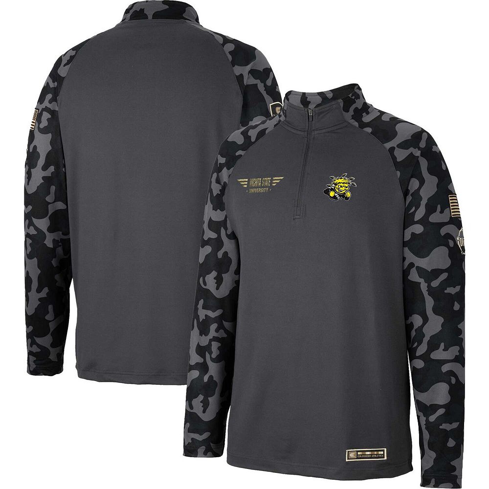 Men's Colosseum Charcoal Wichita State Shockers OHT Military