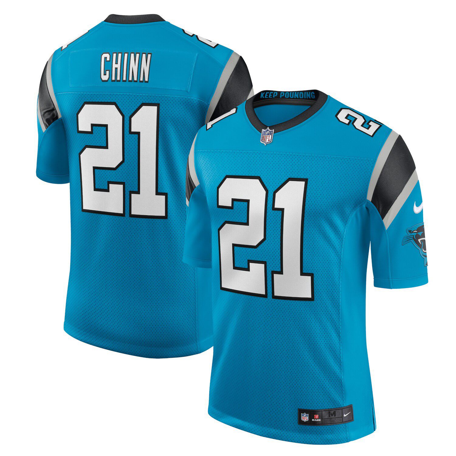 2018 CAROLINA PANTHERS McCAFFREY #22 NIKE GAME JERSEY (HOME) S - W/TAG -  Classic American Sports