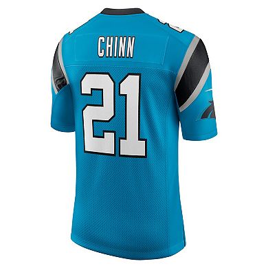 Men's Nike Jeremy Chinn Blue Carolina Panthers Vapor Limited Jersey
