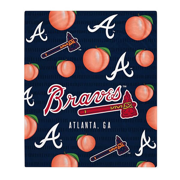 Pegasus Sports Atlanta Braves Logo Blanket